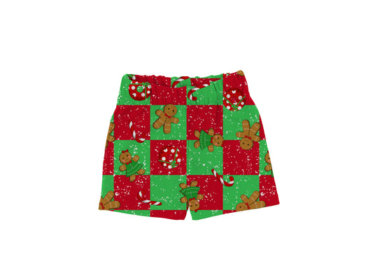 GINGERBREAD RED/GREEN - CLAY SHORTS